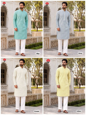 130. Manyavar Chikankari
