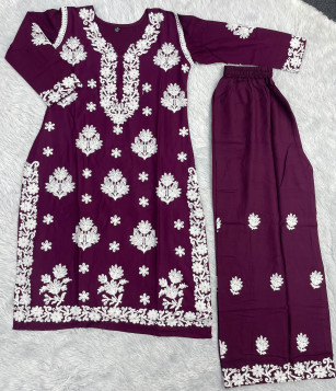 Chikankari set 